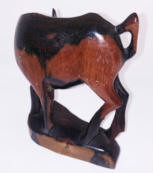 Vintage Wood Carving Cow 牛木雕 - Image 6