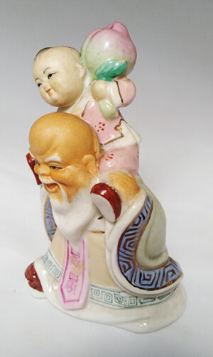 Old Man Carrying Little Boy 老翁背童 - Image 3